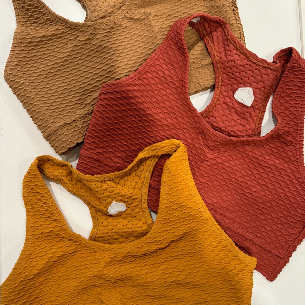BBB bras. All 3 for $55 (usually $48 a piece!) Like new. One size fits most.